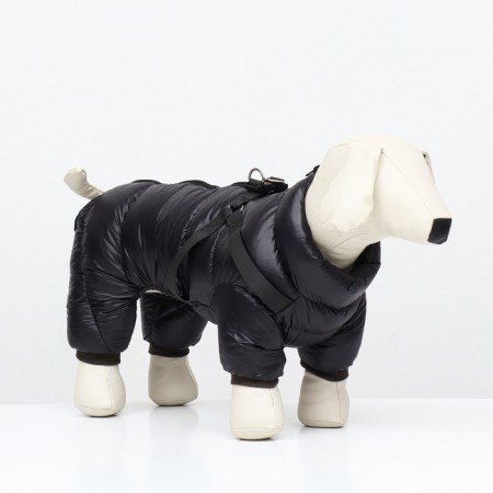 Kombinson for dogs with a slope "Moden", size 16 (DS 36, OG 46, Osh 35 cm), black