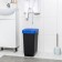 Twin garbage container, 25 l, blue color