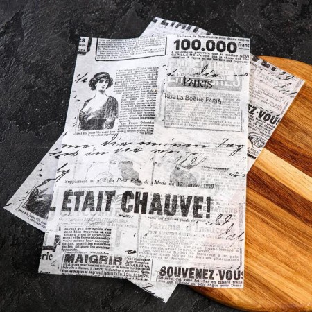 Pajilized Paper "Old Newspaper", in sheets, 0.20 x 0.30 m-1