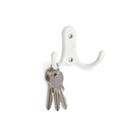 Hook furniture tundra TKD024 Light, two -rod, white-1