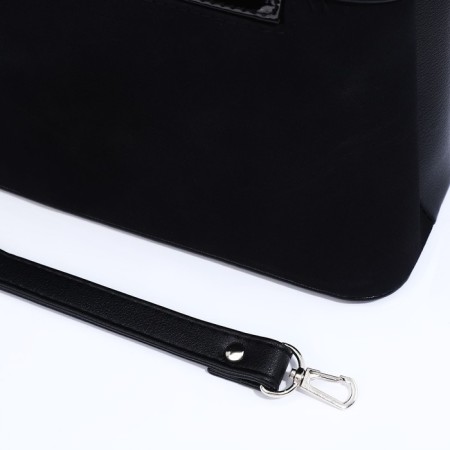Olivi-tout bag on lightning, black color-5