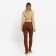 Women's pants, chocolate color, size 52