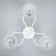 Svetogor Luke "System" 3x60W E27 White 49x49x23cm