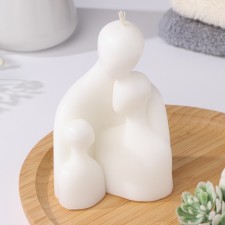 Свеча фигурная "Семья", белый