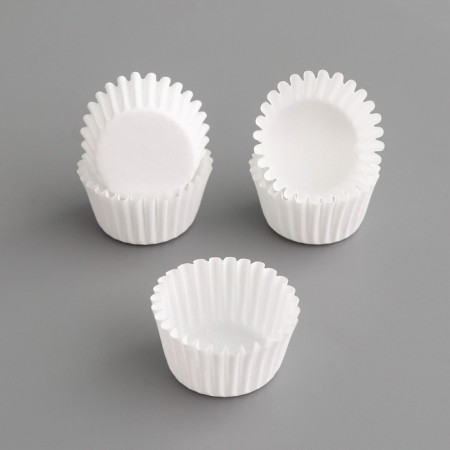 Tartlet, white, 2.2 x 1.6 cm-1