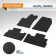 Autoflex Standard salon for Haval Dargo 2022-n., Textile, graphite, 4 parts
