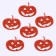 Halloween accessory "Pumpkin" set 6 pcs.