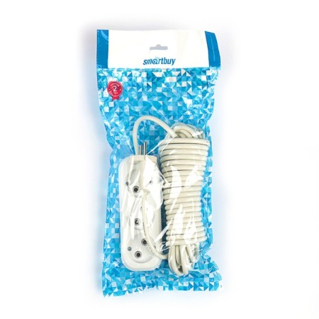 Excitement Smartbuy, 3 sockets, 7 m, 10 a, 2200 W, PVS 2x1 mm2, without salary, white-2