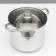 A set of stainless steel pan “Abel”, 4 subjects: 7 l, 9 l, 10 l, 12 l, covers, induction