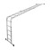 Tundra transformer staircase, aluminum, 5x4x4x5 steps