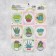 Stickers "Cacti", 11 × 15.5 cm