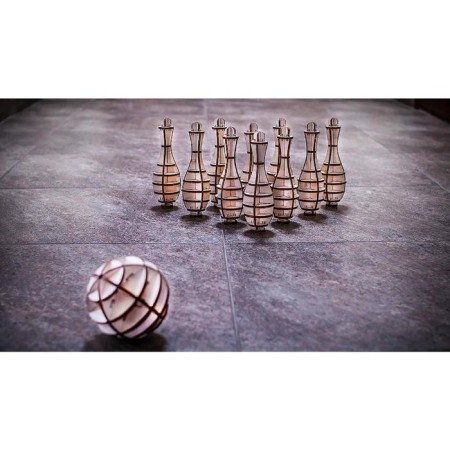 Wooden designer 3D "Bowling Mini"-2