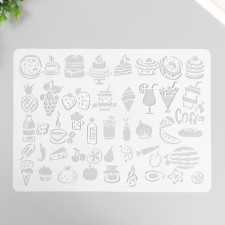 Plastic stencil 