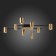 Ceiling lamp ST LUCE. SL1207.402.08. Veroli. 8x7 W, GU10, 85x85x11 cm, black color