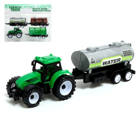 Set of game "Fermat", inertia, tractor, 3 trailers