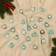 Set of balls Plastic D-3 cm, 24 pcs "Tradition" crack, blue