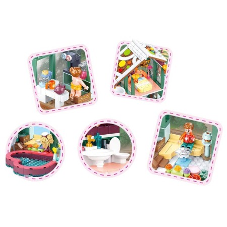 Constructor Pink Dream "A Suburban House with a Basin", 439 details-3