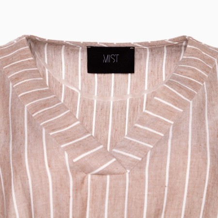 Women's dress on the wrapper Mist Plus-Size, size 50, beige color-5