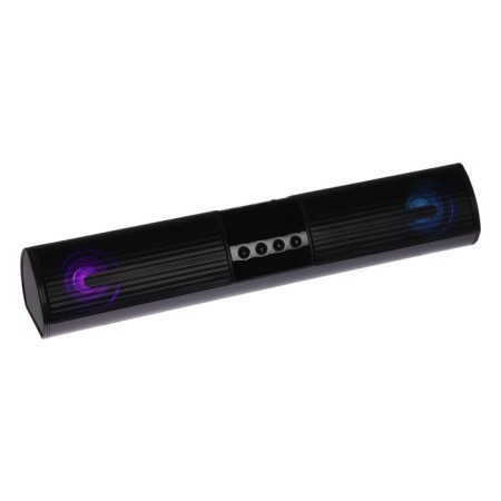 Portable column A2, 10 W, 1200 mAh. Bt5.0, backlight, black
