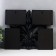 Photo frame plastic in 4 photos 10x15 cm "Blooming Pandanus" black 40x33.5 cm