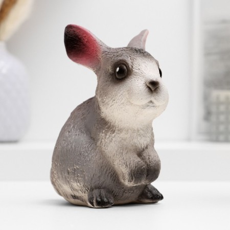 Piggy bank "Rabbit Gray" 10x8x12cm-1