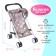 Summer stroller for dolls, metal frame