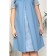 Women's dress, size 56, blue color