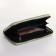 Women's wallet with lightning, green color