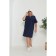 Women's dress, size 54, dark blue color