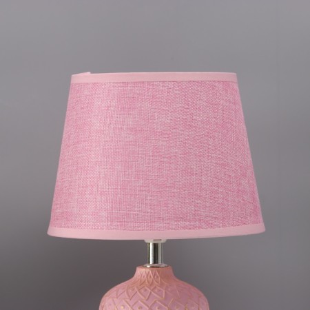 Table lamp "pattern" 1x40W E14 pink 20x20x34cm-2