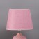 Table lamp "pattern" 1x40W E14 pink 20x20x34cm