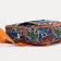 Baby backpack on lightning, external pocket, blue/orange color