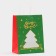 Gift package with the window "Christmas tree" 19 x 26 x 13 cm, green