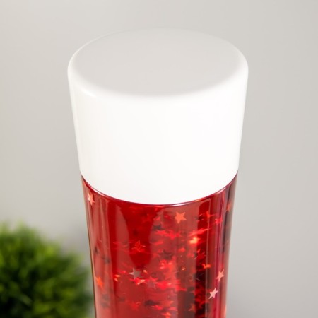 Lamp "Cylinder" E14 white, lava, sparkles 40x11x11 cm Risalux-4