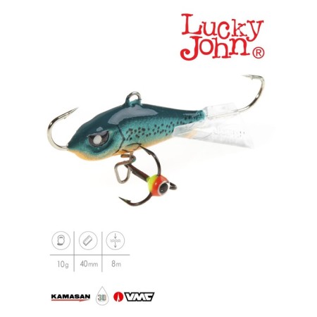 Balancir Lucky John Baltic 4 + tee, 4 cm, color 53, blister