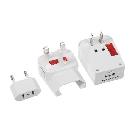 Адаптер сетевой REXANT "Путешественник", с USB , 11-1051-7
