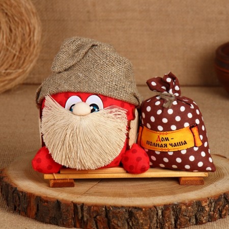 Brown Roman "House - Full Cup", with a bag, 18 x 22 cm, mix