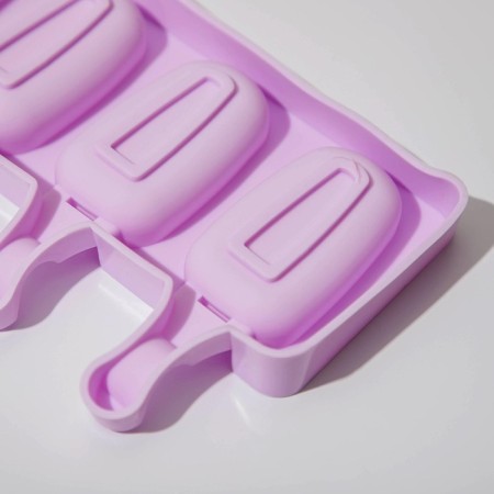 The ice cream uniform "Eskimo", silicone, 42 × 12 cm, 8 cells (6.8 × 3.8 cm), Mix color-3