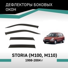Defly window deflectors for Daihatsu Storia (M100, M110), 1998-2004