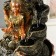 The desktop fountain from the network, the backlight "Lakshmi in gold under the waterfall" 20x20x30 cm