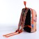 Baby backpack on lightning, 2 outer pockets, orange color