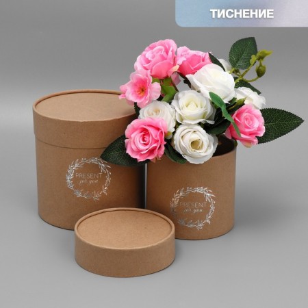 A set of hats from craft 2 in 1, gift packaging, Present for You, 12 x 12, 15 x 15 cm-1