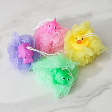Body washcloth children's share "animals", color mix-8