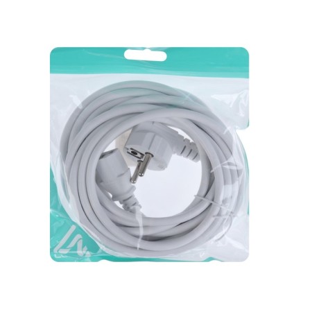 Power cable Luazon KDGN-005, SCHUKO-C13, 10 A, 5 m, 3 residential, white-4
