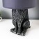 Bunny table lamp E27 40W silver 20x20x43.5 cm Risalux