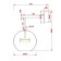 Sconces st. SL1133.201.01. Bopone. 1x14 W, LED, 3000K, 268 LM, 20x36 cm, brass color