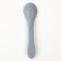 Children's spoon for feeding M&B (silicone), gray