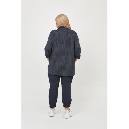 Female trousers, size 62, blue color-2