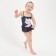 Children's swimsuit KAFTAN "Cat", height 98-104 (30), black