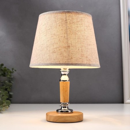 Highway lamp 16389/1 E14 40W beige-chromium 22x22x37 cm Risalux-1